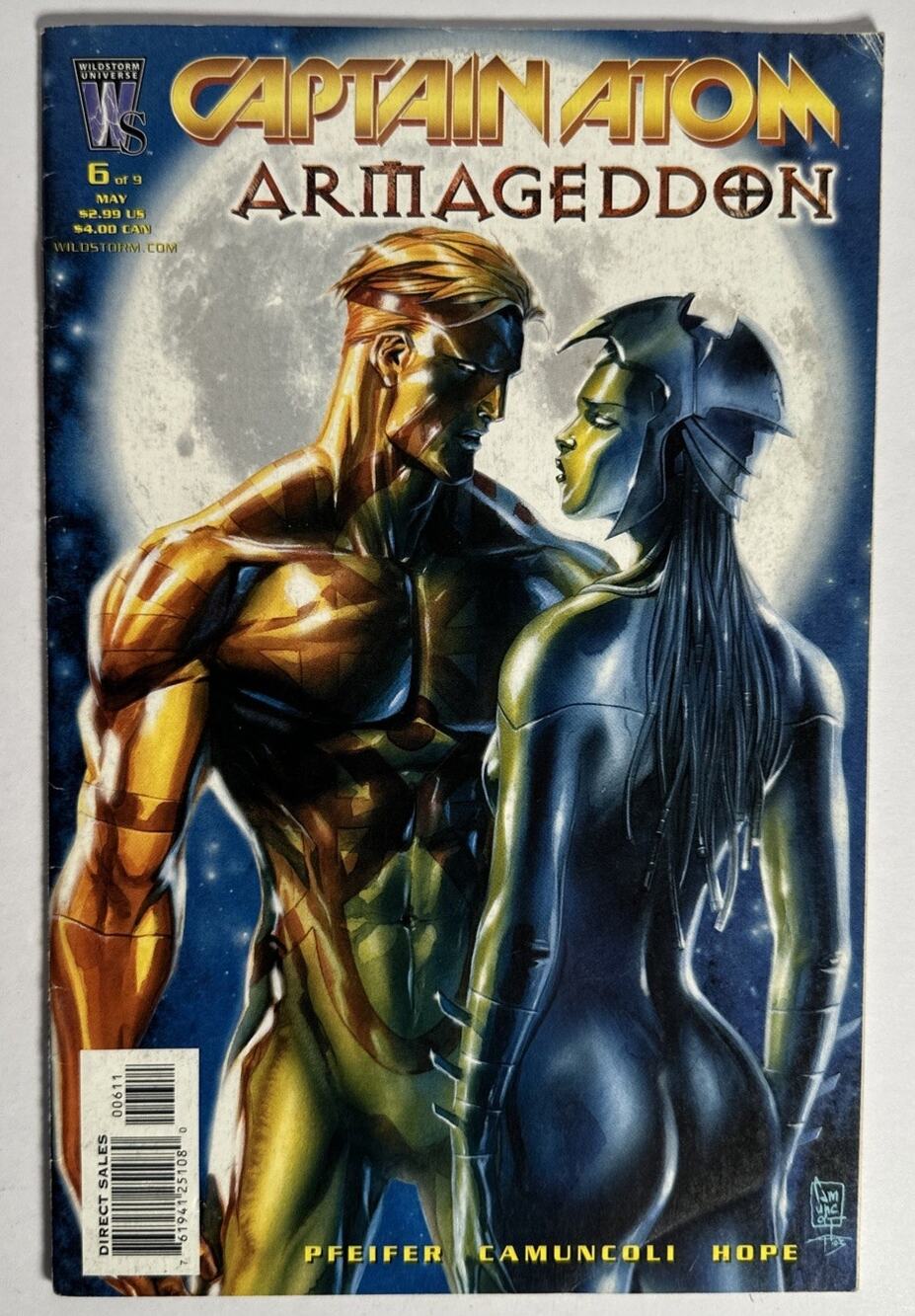 CAPTAIN ATOM: ARMAGEDDON #6 8.0 WILDSTORM PRODUCTIONS COMIC BOOK V47-79